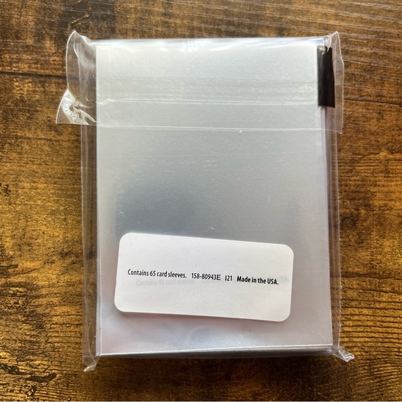 One (1) Pack of Sealed Pokemon Celebrations Card Sleeves, Black, 65 Ct - Picture 2 of 3